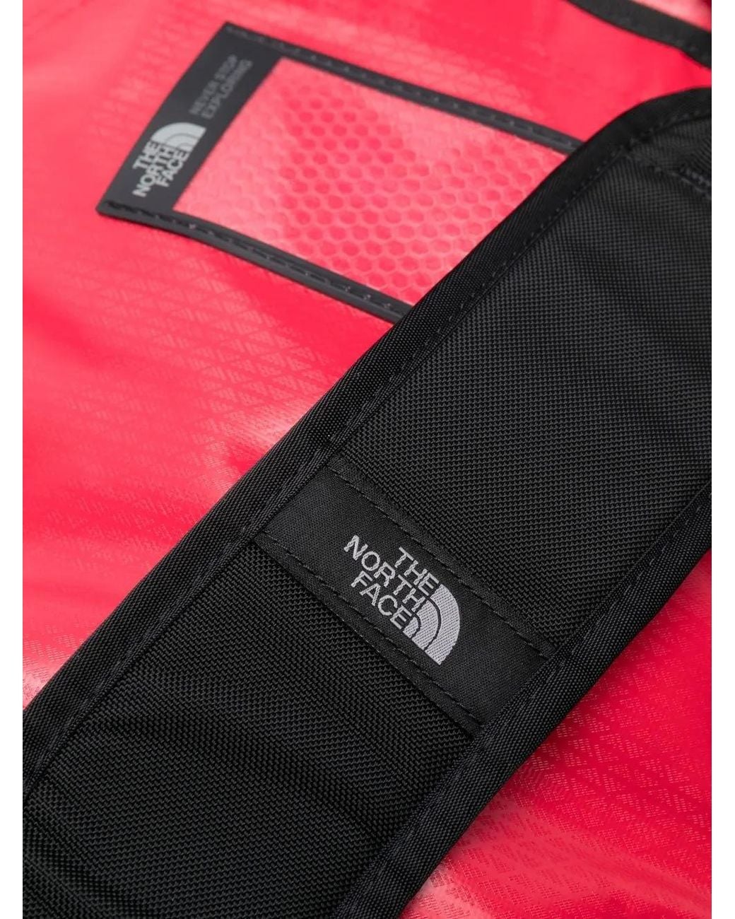 The North Face Red Base Camp Logo-Print Holdall