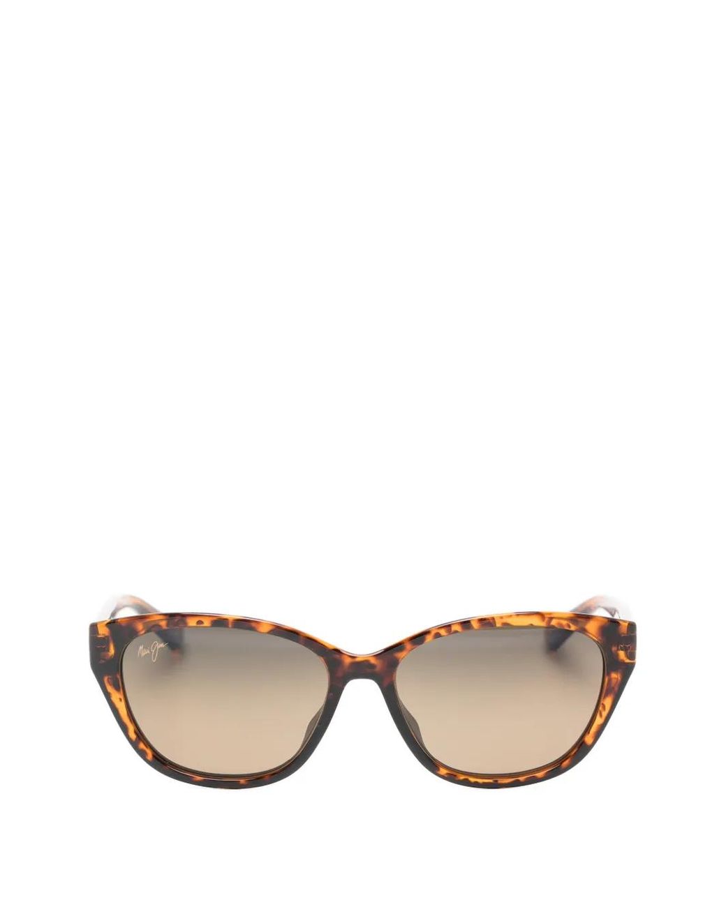 Maui Jim Brown Pūnono Cat-Eye Sunglasses