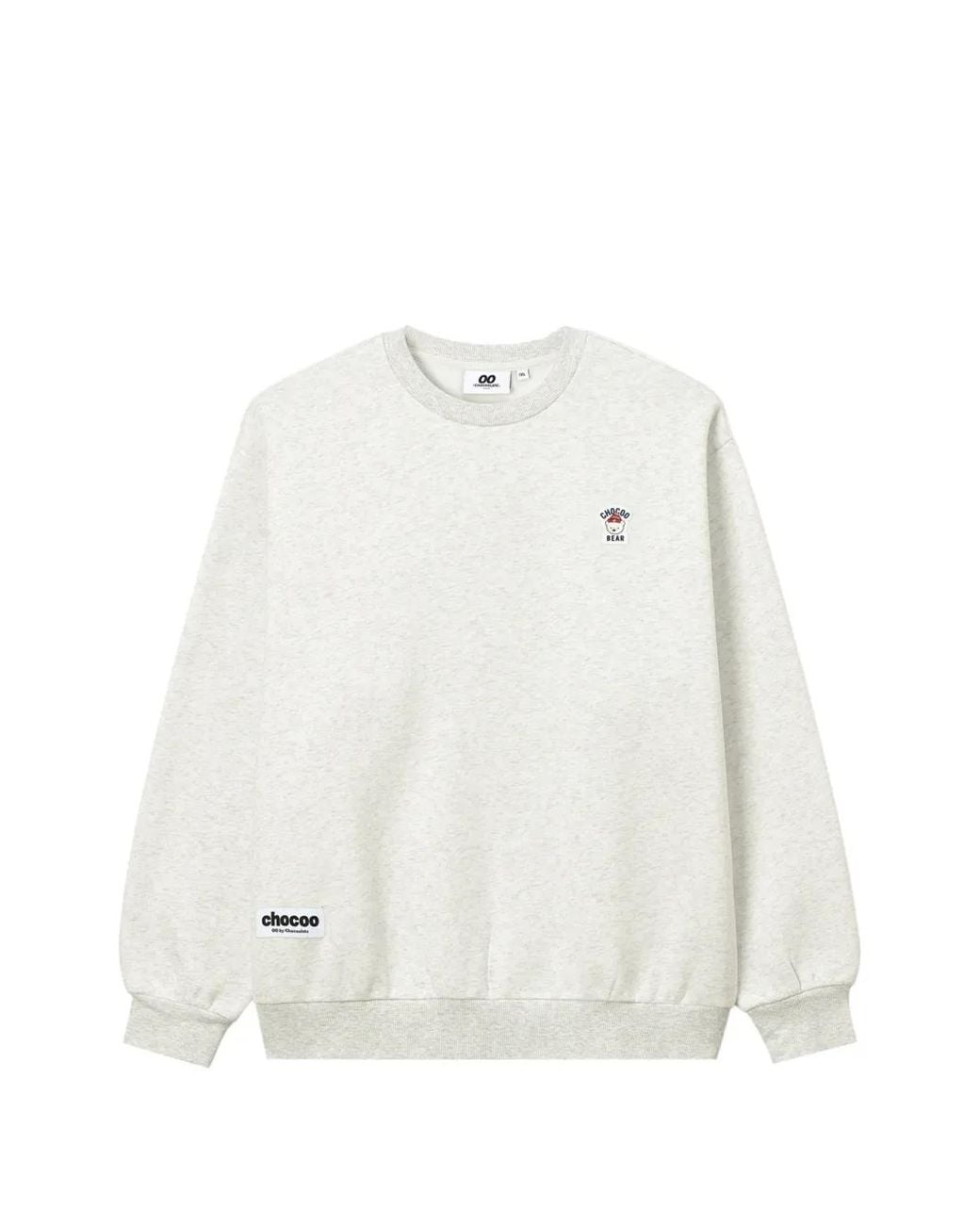 Chocoolate White Logo-Patch Sweater for men