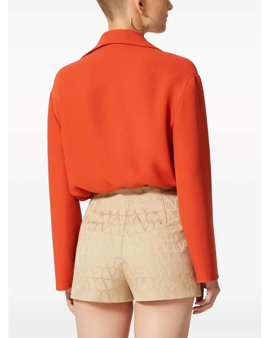 Valentino Garavani Orange Haut Cady Couture