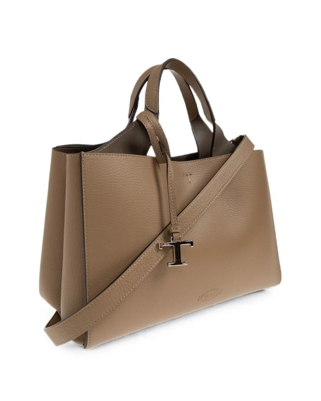 Tod's Brown Leather Tote Bag