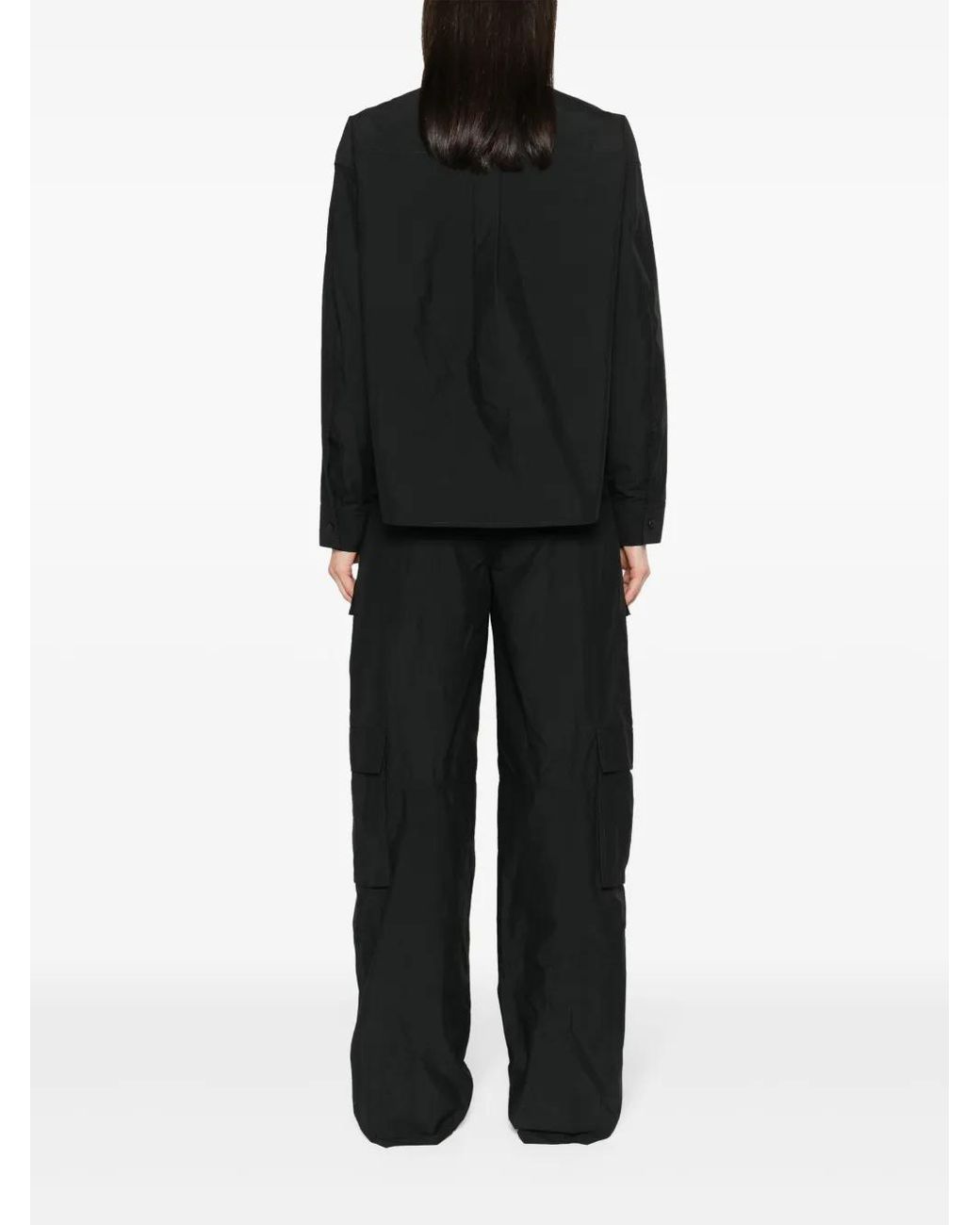 Mono Largo Con Botones Alexander Wang de color Black