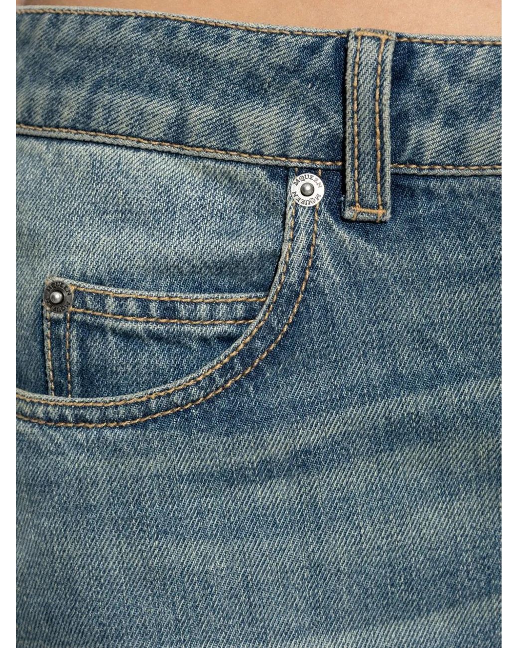 McQueen Blue Bootcut Jeans