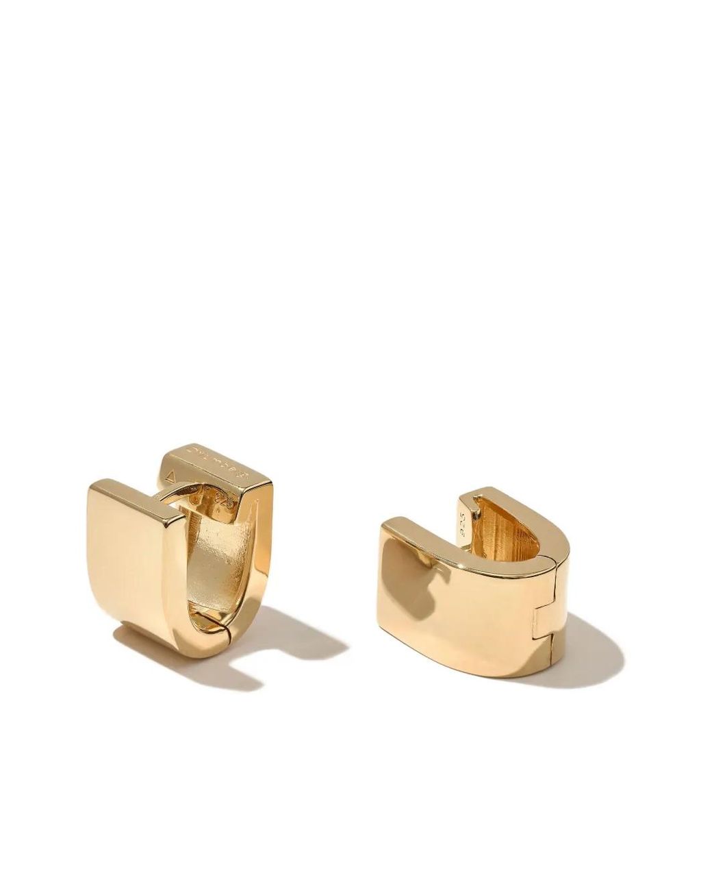 Otiumberg Metallic 14K Vermeil Chunky Square Earring