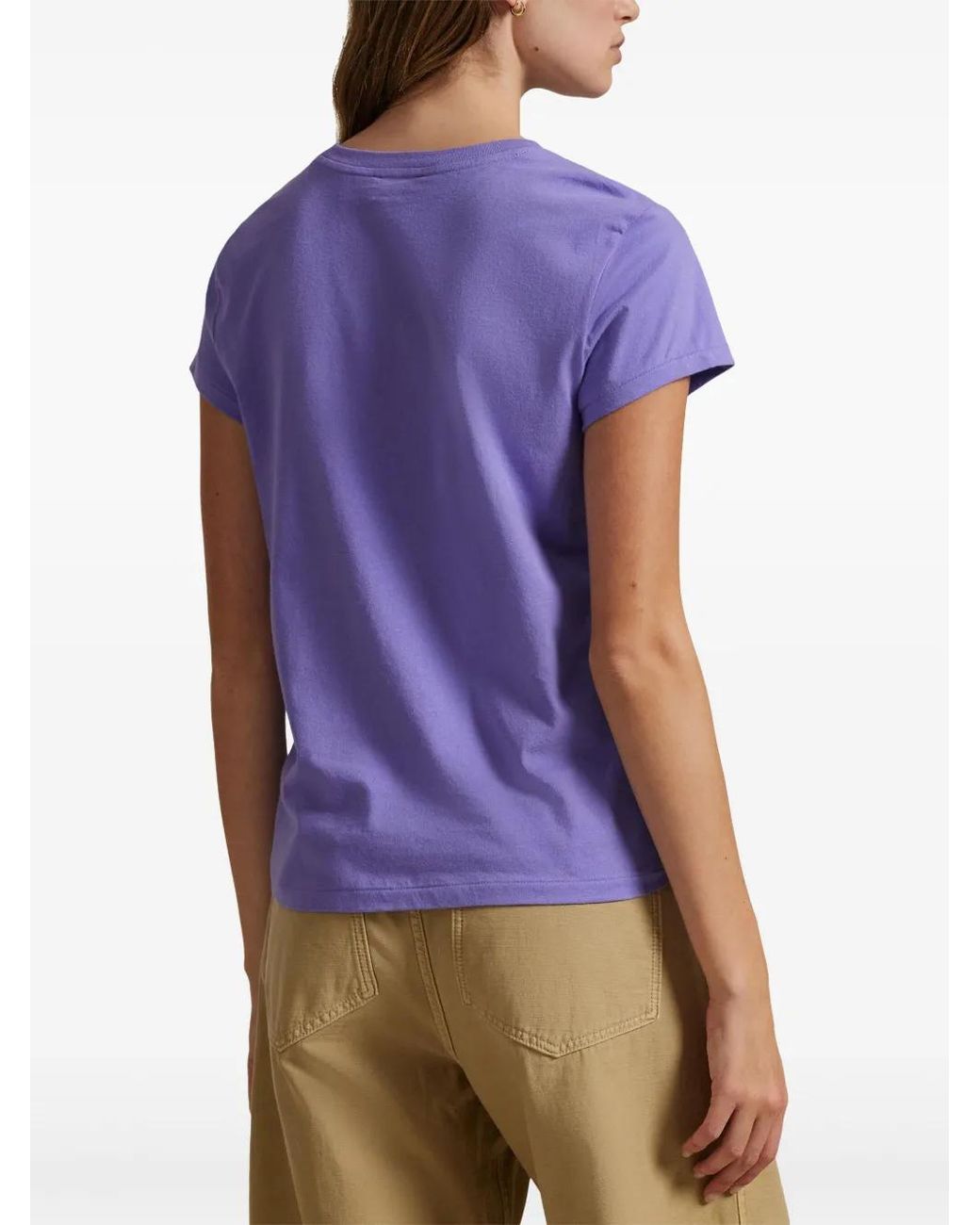 Polo Ralph Lauren Purple Logo T-Shirt