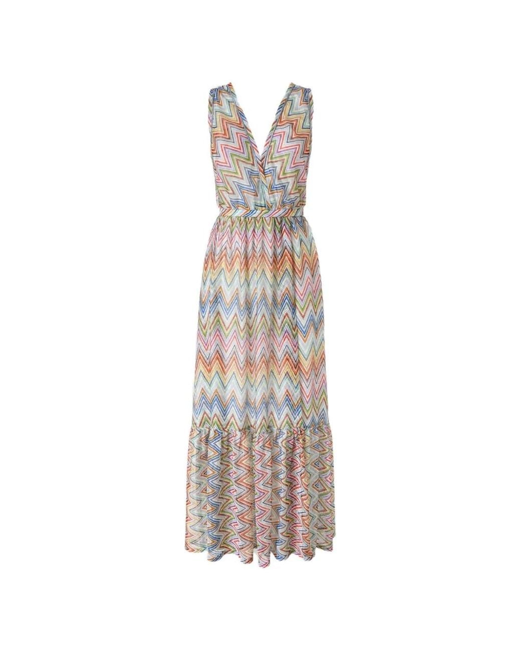Missoni White Long Cover Up
