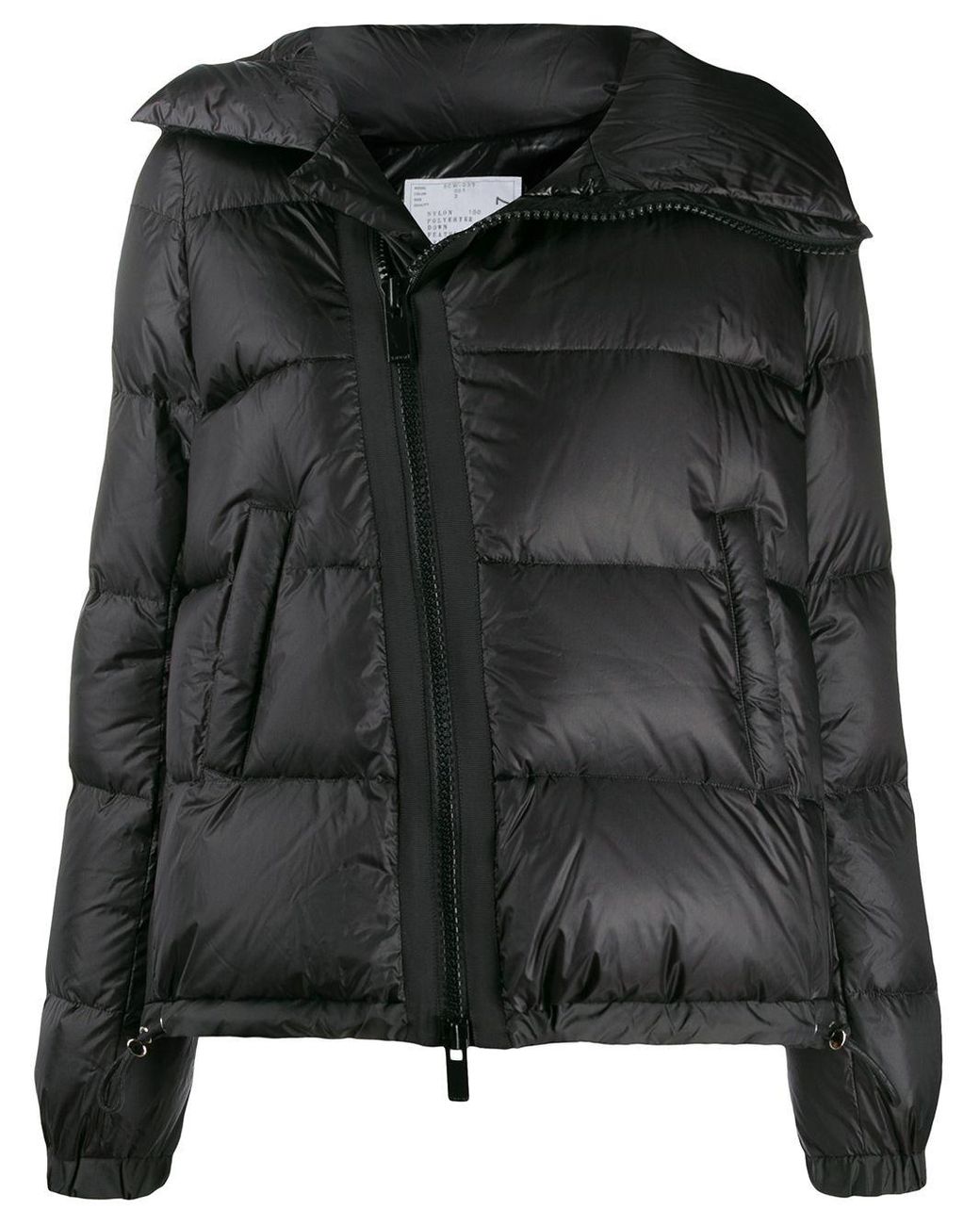 Sacai Synthetic Puffer Down Jacket in Black - Save 9% - Lyst