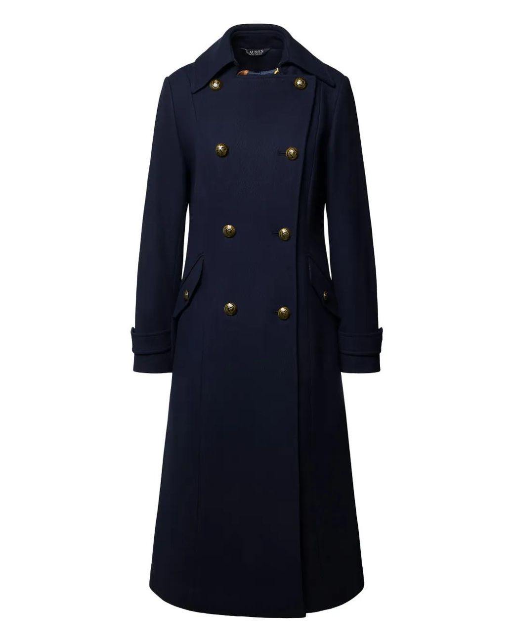 Abrigo Con Botones Ralph Lauren de color Blue