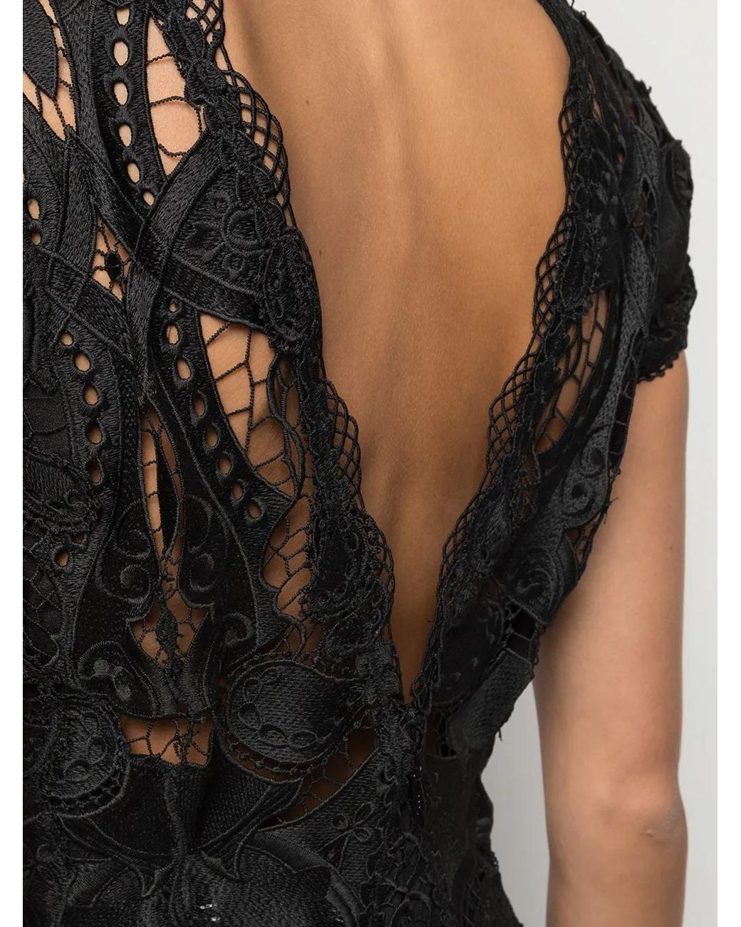 Jonathan Simkhai Black Cut Out-Detail Midi Dress