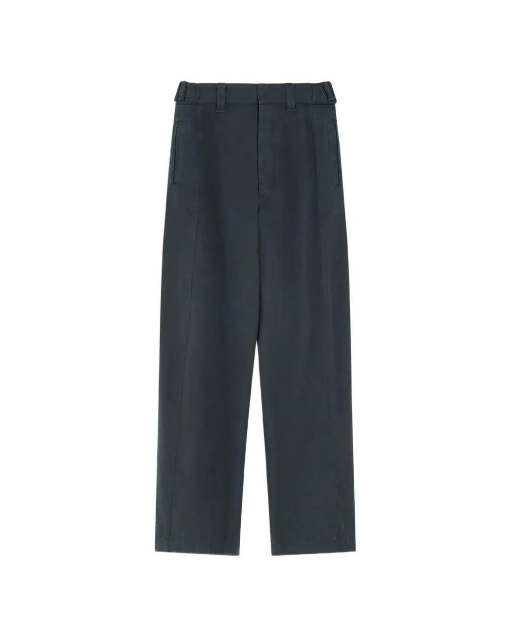 Lemaire Blue Maxi Utility Trousers for men