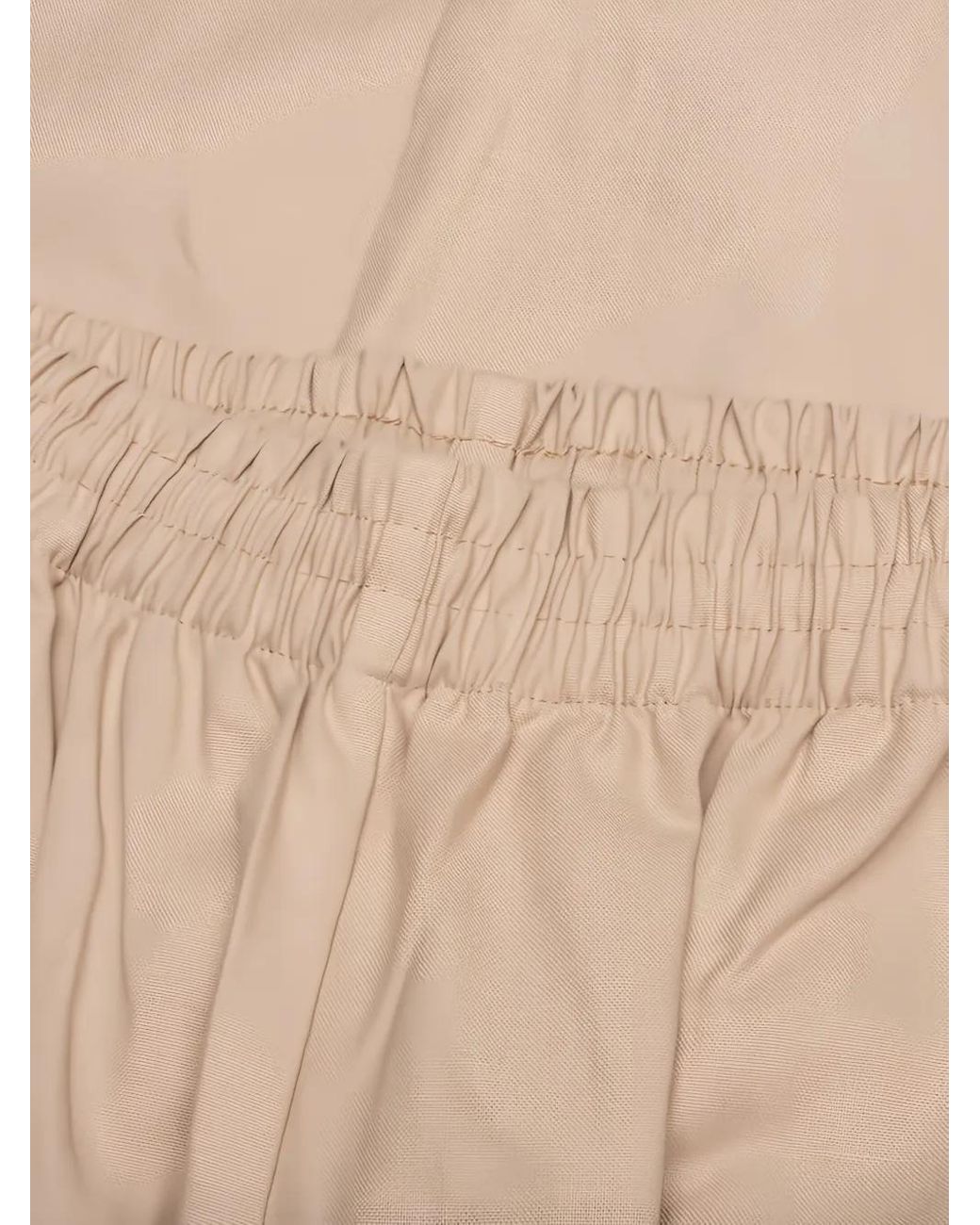 Willy Chavarria Natural Embroidered Elasticated Trousers for men