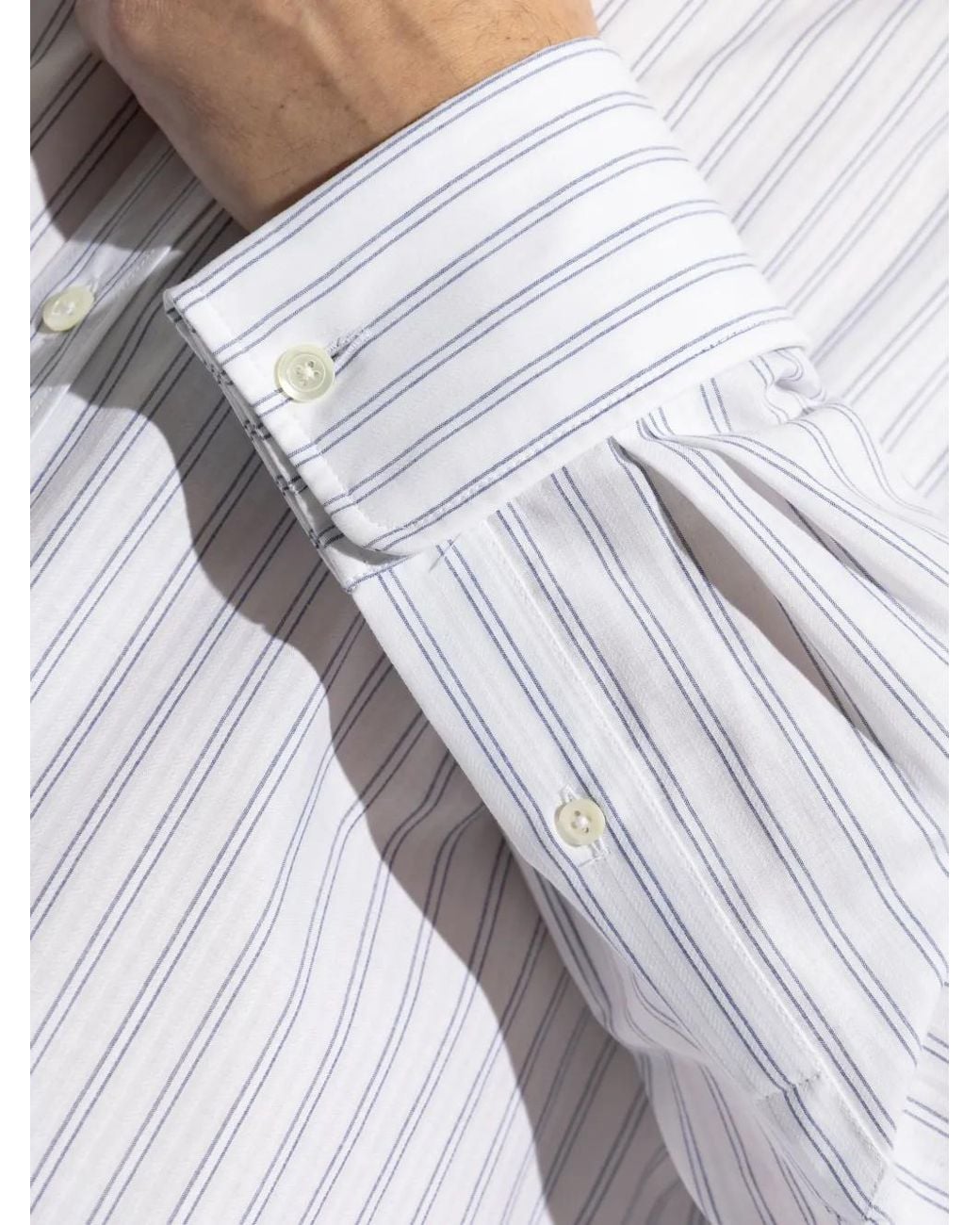 Maison Margiela White Long Sleeved Shirt for men