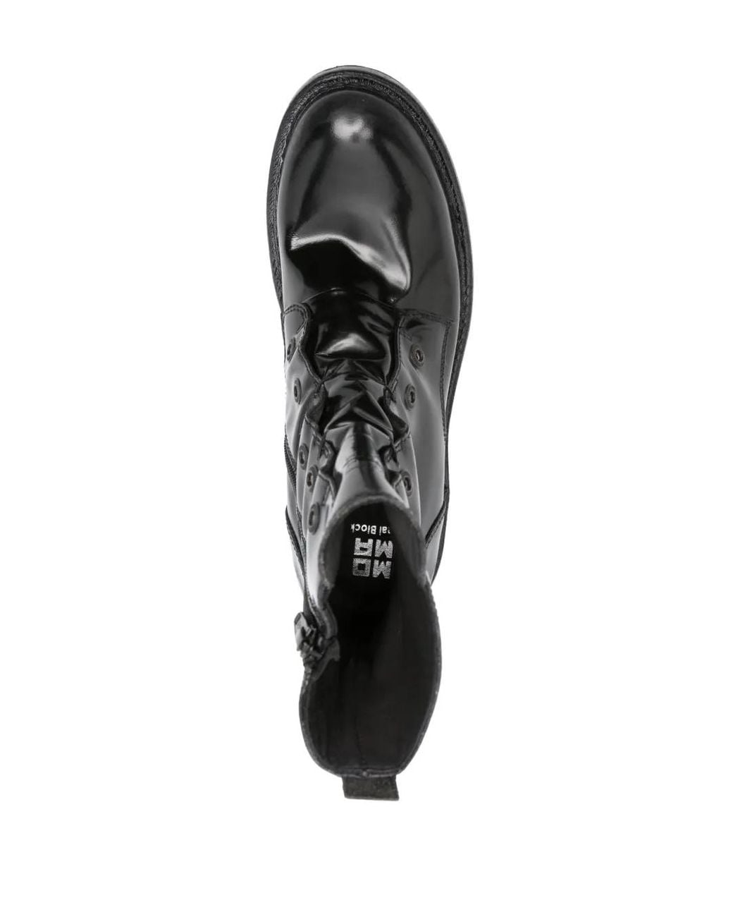 Moma Black Distressed Boots