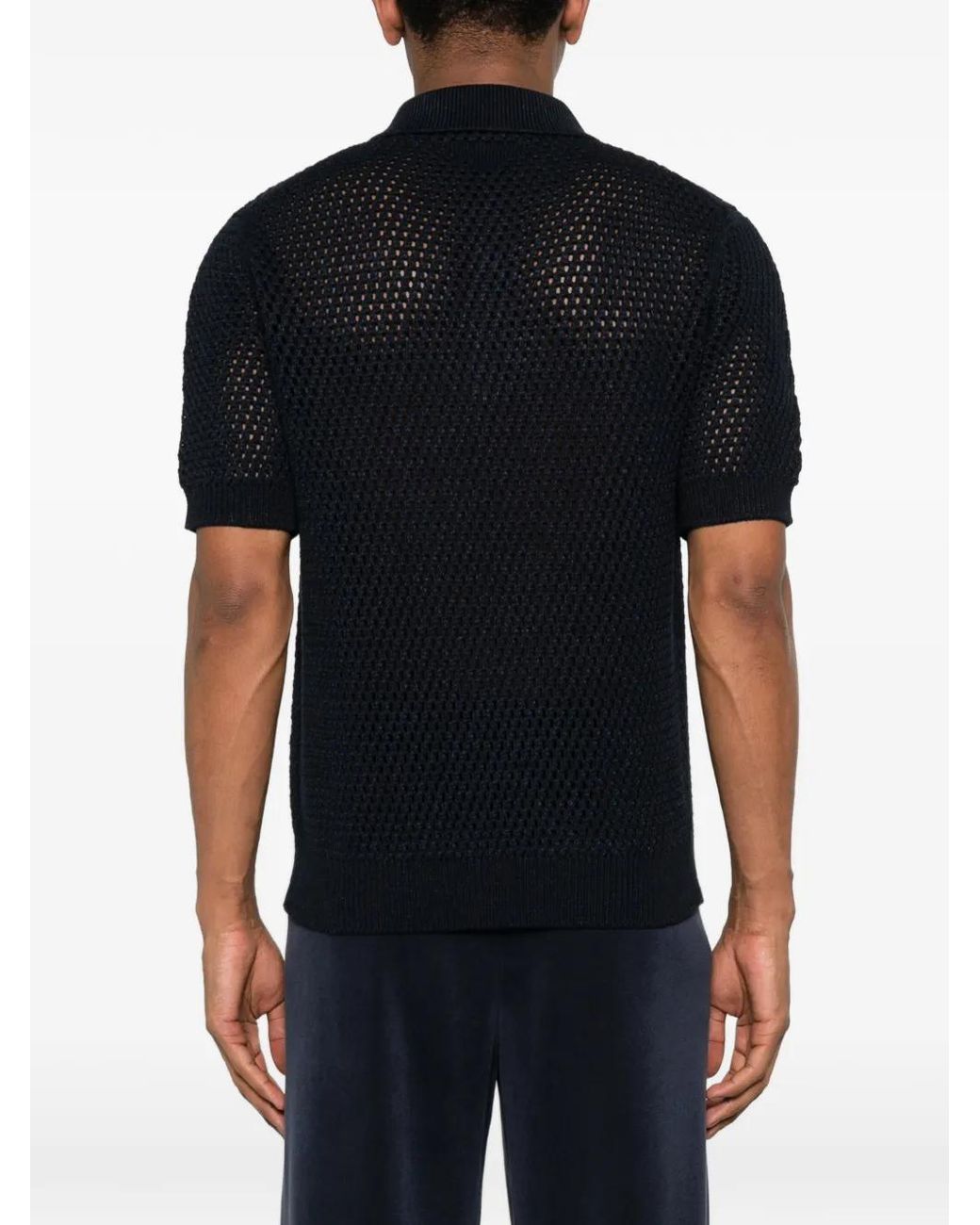 Prada Black Classic Mini Polo For for men