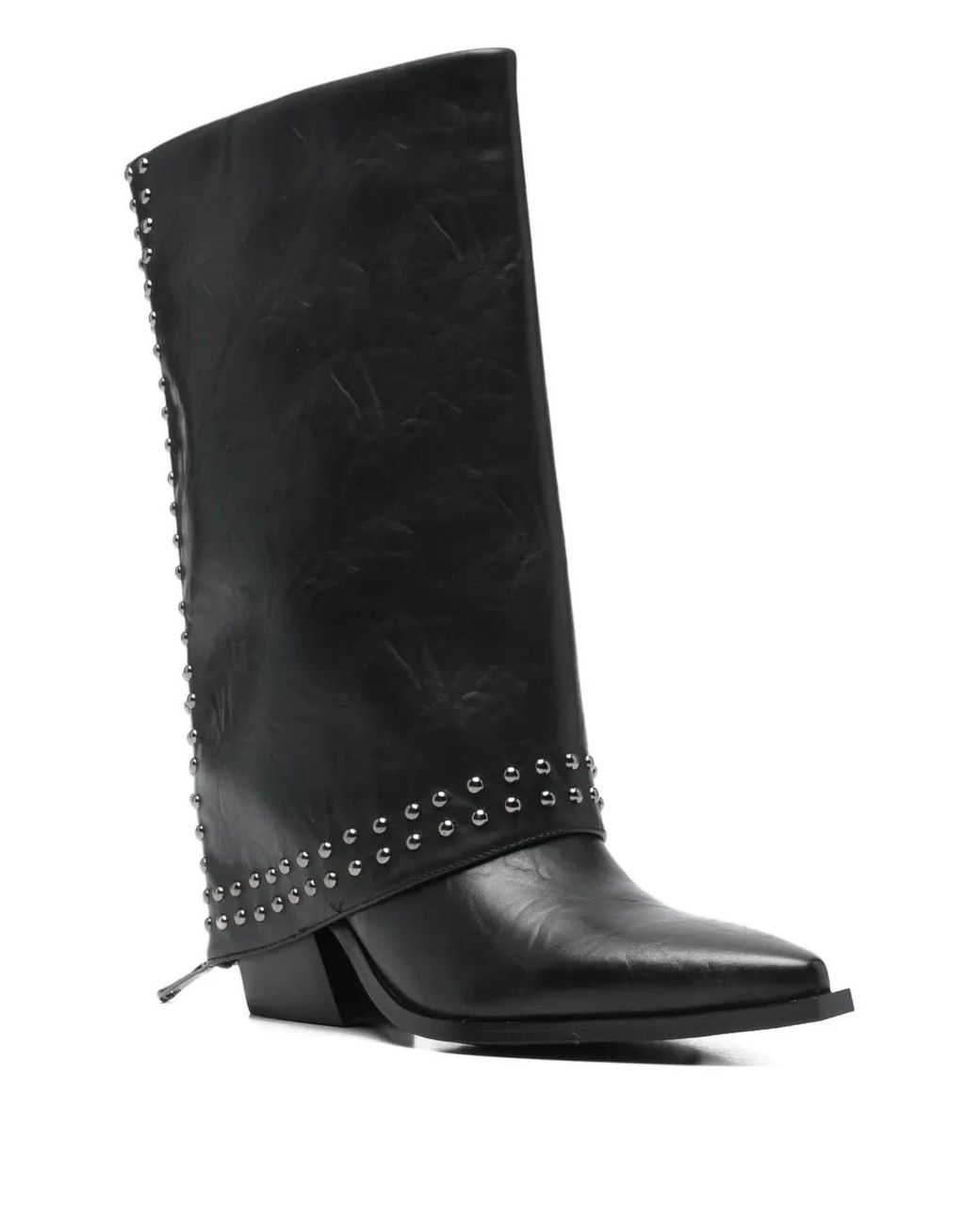 Exe' Black Pointed-Toe Boots