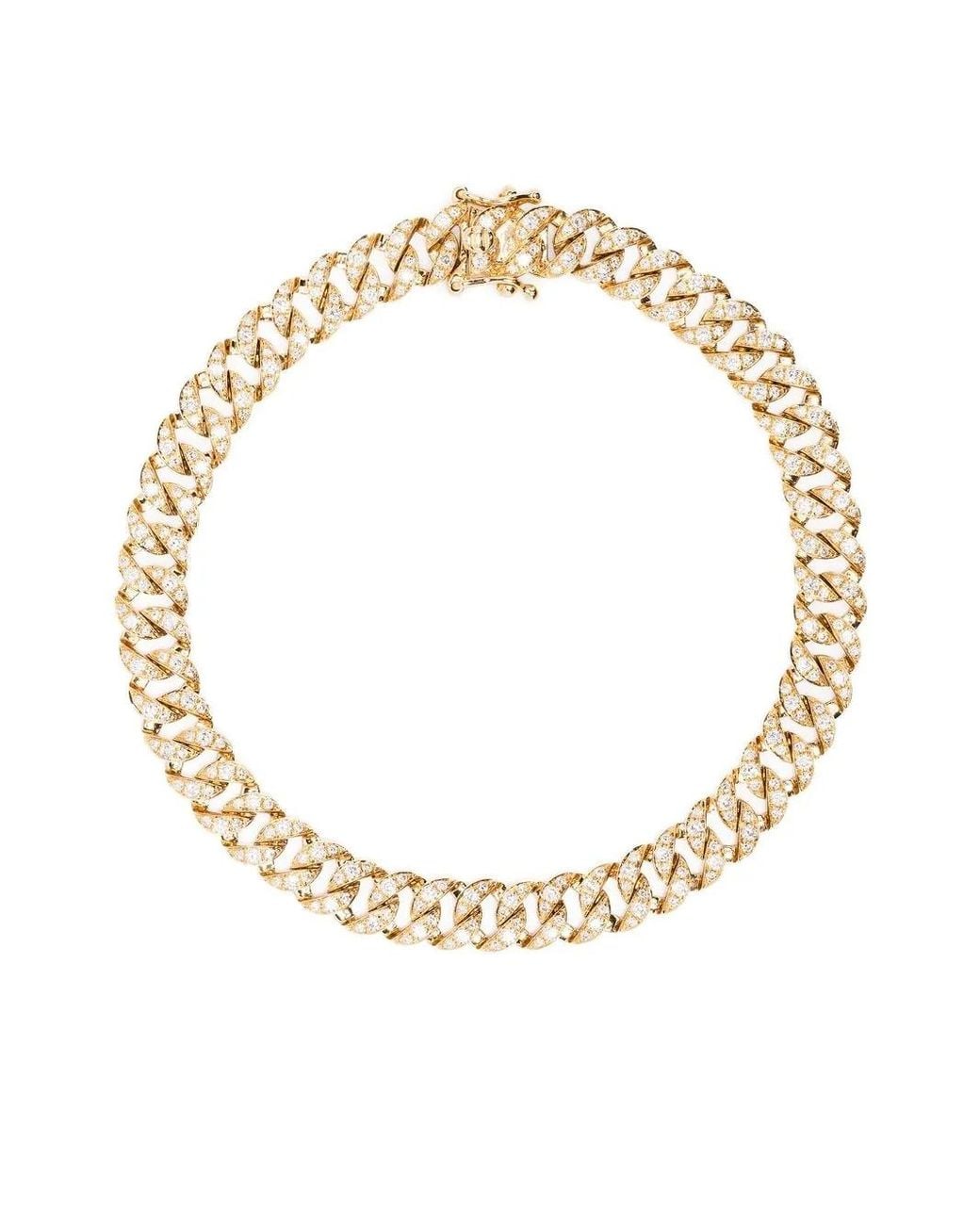 Anita Ko Metallic 18Kt Havana Diamond Bracelet