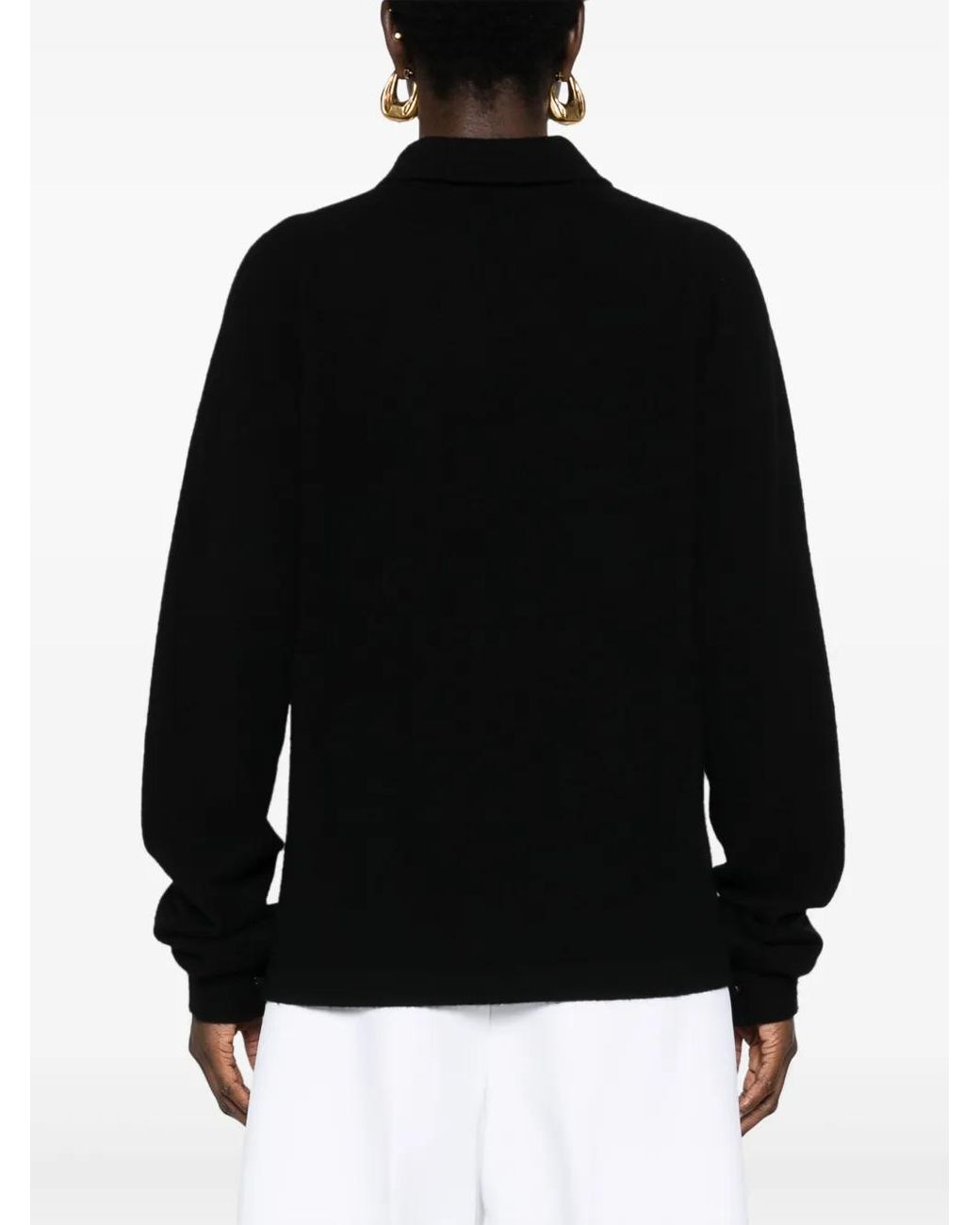 Totême  Black Collar Cardigan