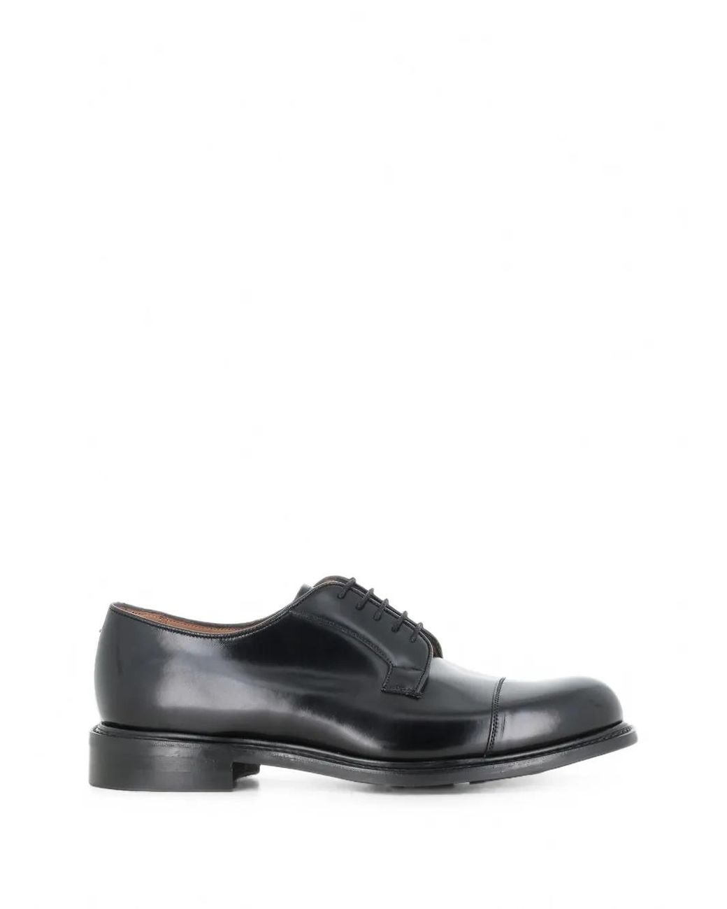 Cheaney White Epson Ii Cap-Toe Polished-Finish Derby Shoes for men