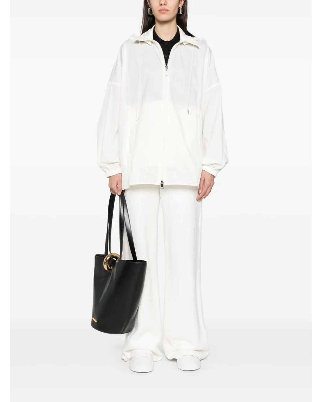 Moncler White Shirt Jacket