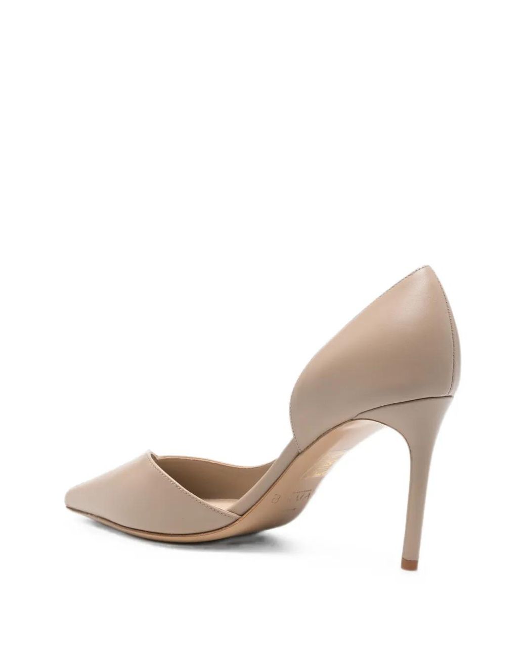 Alexandre Birman White Patricia Pointed-Toe Pumps