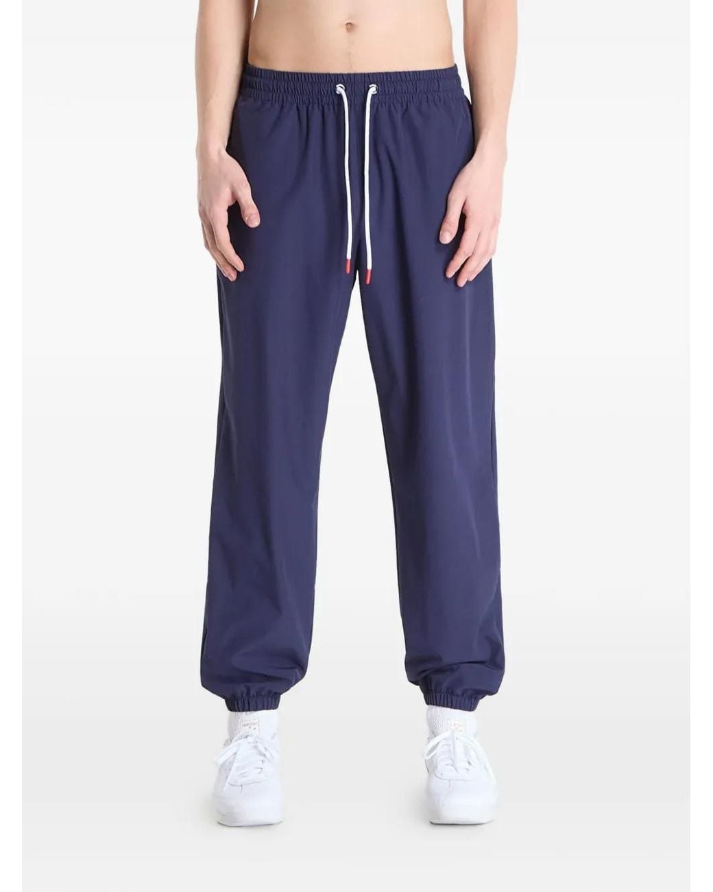 Reebok Blue Heritage Logo Track Pants for men