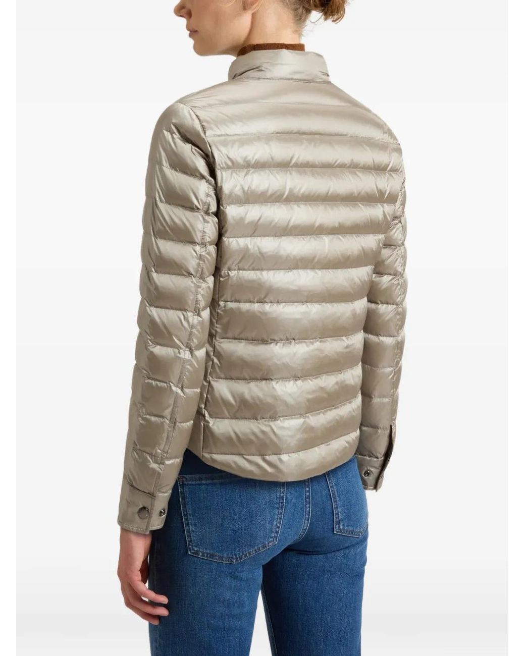 Woolrich Metallic-Effect Puffer Jacket