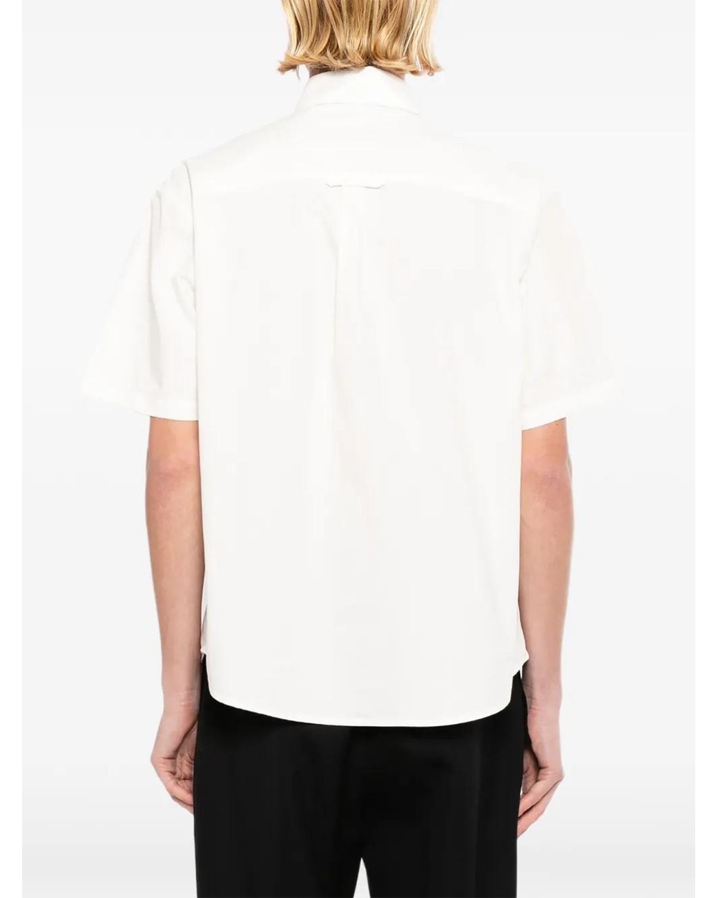 SPORT b. by agnès b. White Cotton Shirt for men