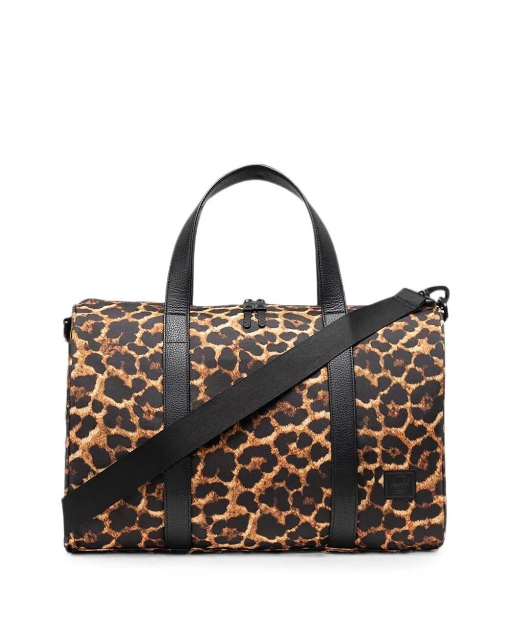 Herschel Supply Co. Black Novel Leopard-Print Holdall