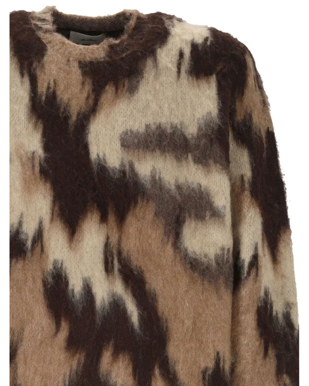 Les Deux Brown Abstract-Pattern Sweater for men