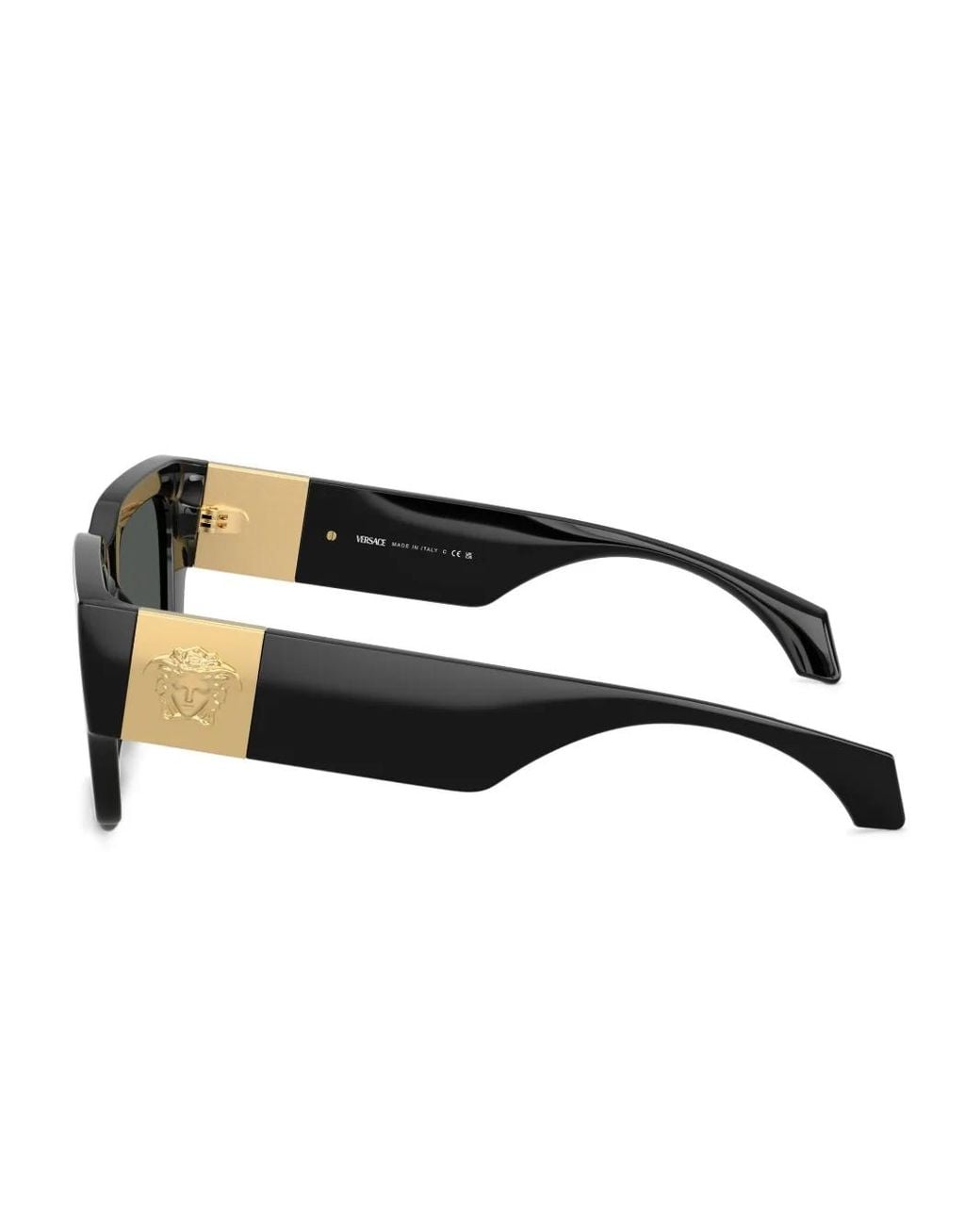 Versace Black Medusa-Plaque Sunglasses