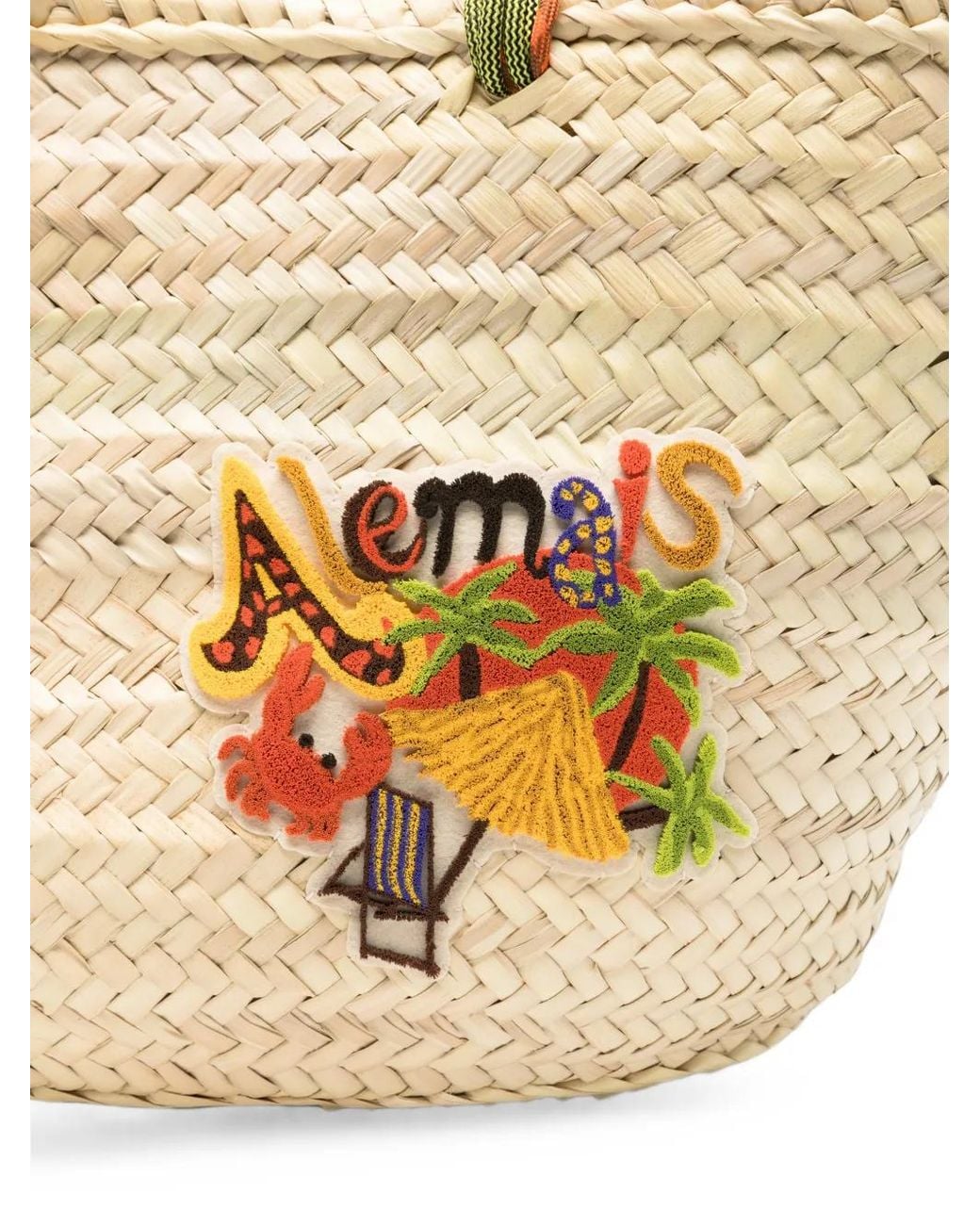 ALÉMAIS Natural Island Cove Maxi Macrame Basket