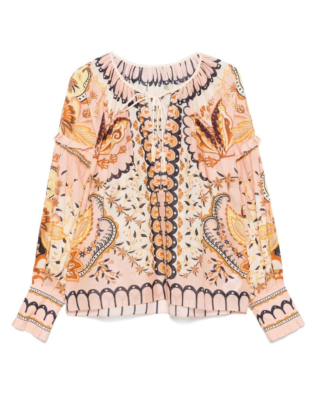 Farm Rio Pink Jaipur Blouse