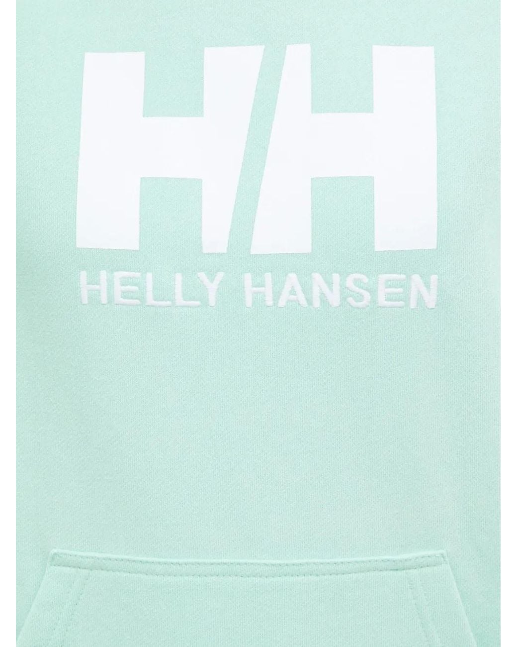 Sudadera Con Capucha Y Logo Estampado Helly Hansen de color Green