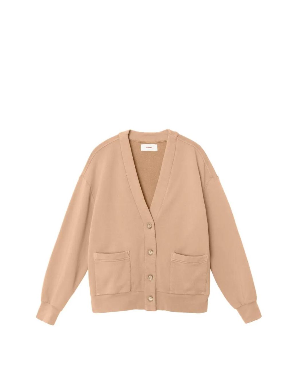 Xirena Natural Cardigan À Boutonnière