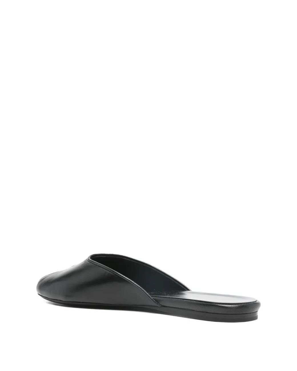 Jude White Mules Plates Date En Cuir Couleur Expresso