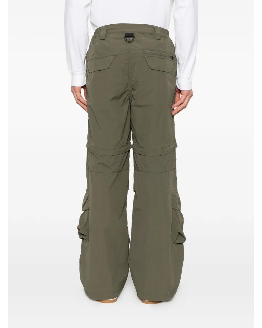 JG1 Green Pantalon À Taille Ceinturée for men