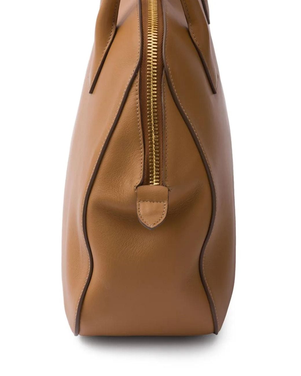 Prada Brown Large Leather Shopping Handbag