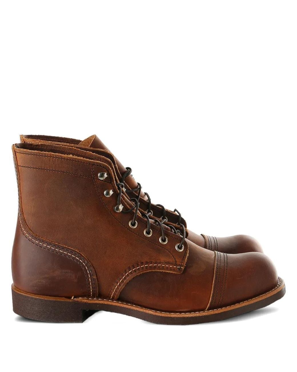 Iron Ranger Brown Red Wing Iron Ranger Lace-Up Boots in Brown for Men | Lyst