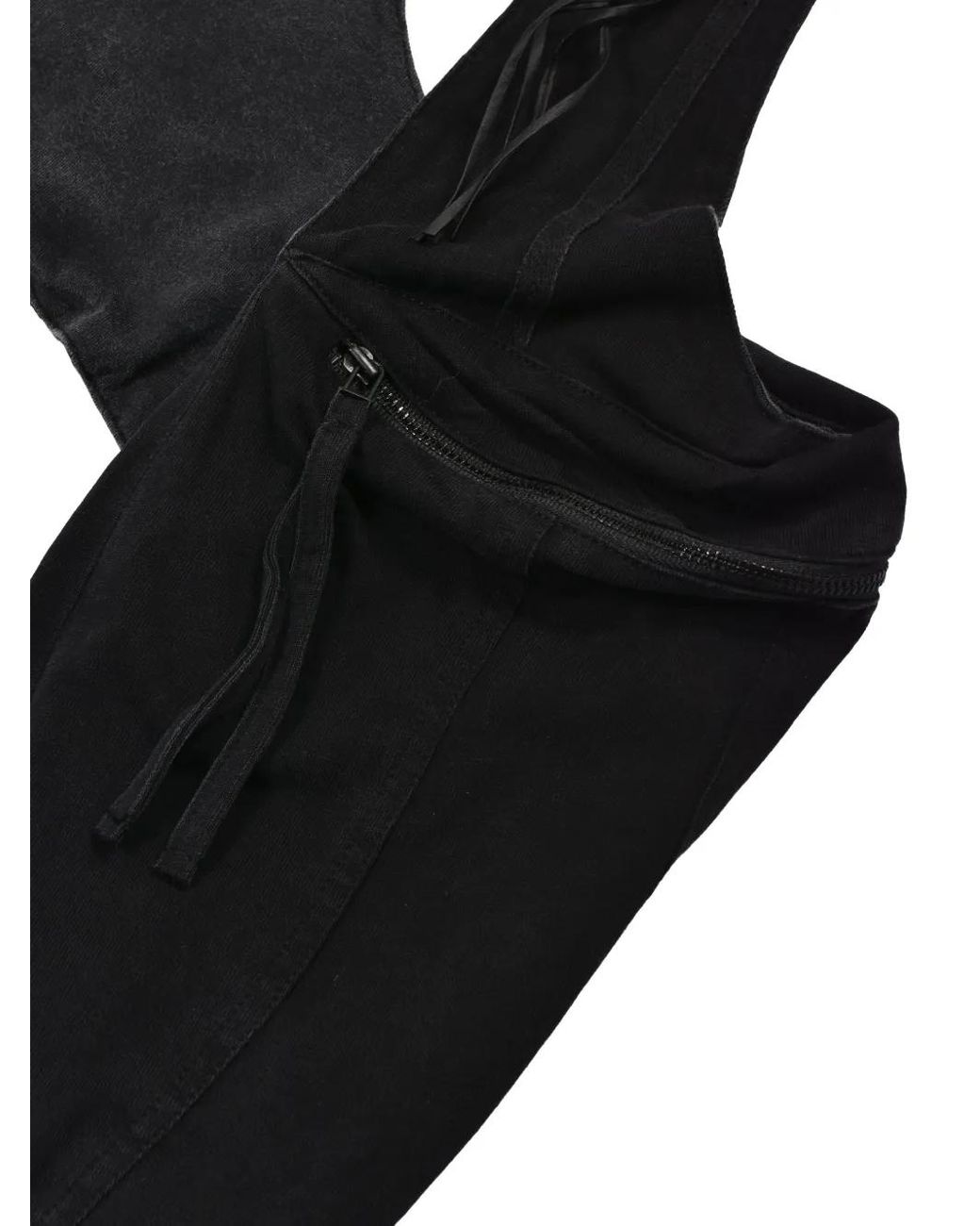 Troubled Waters Black Gilet Nomad Orné De Perles for men