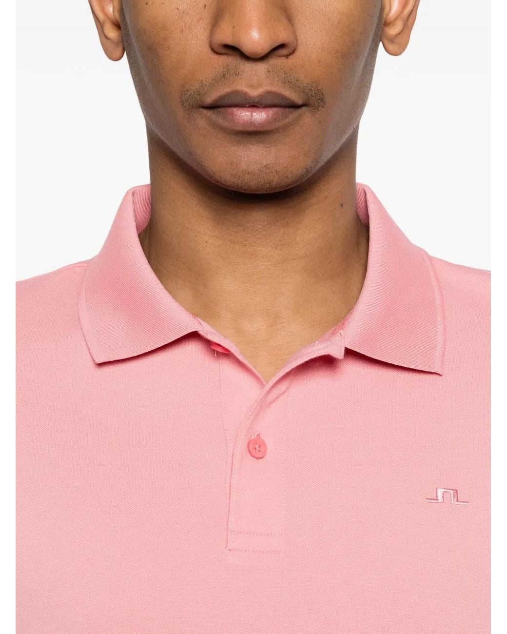 J.Lindeberg Pink Verse Polo Shirt for men