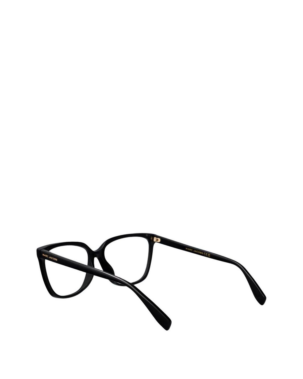 Marc Jacobs Black Brille Mit Eckigem Gestell