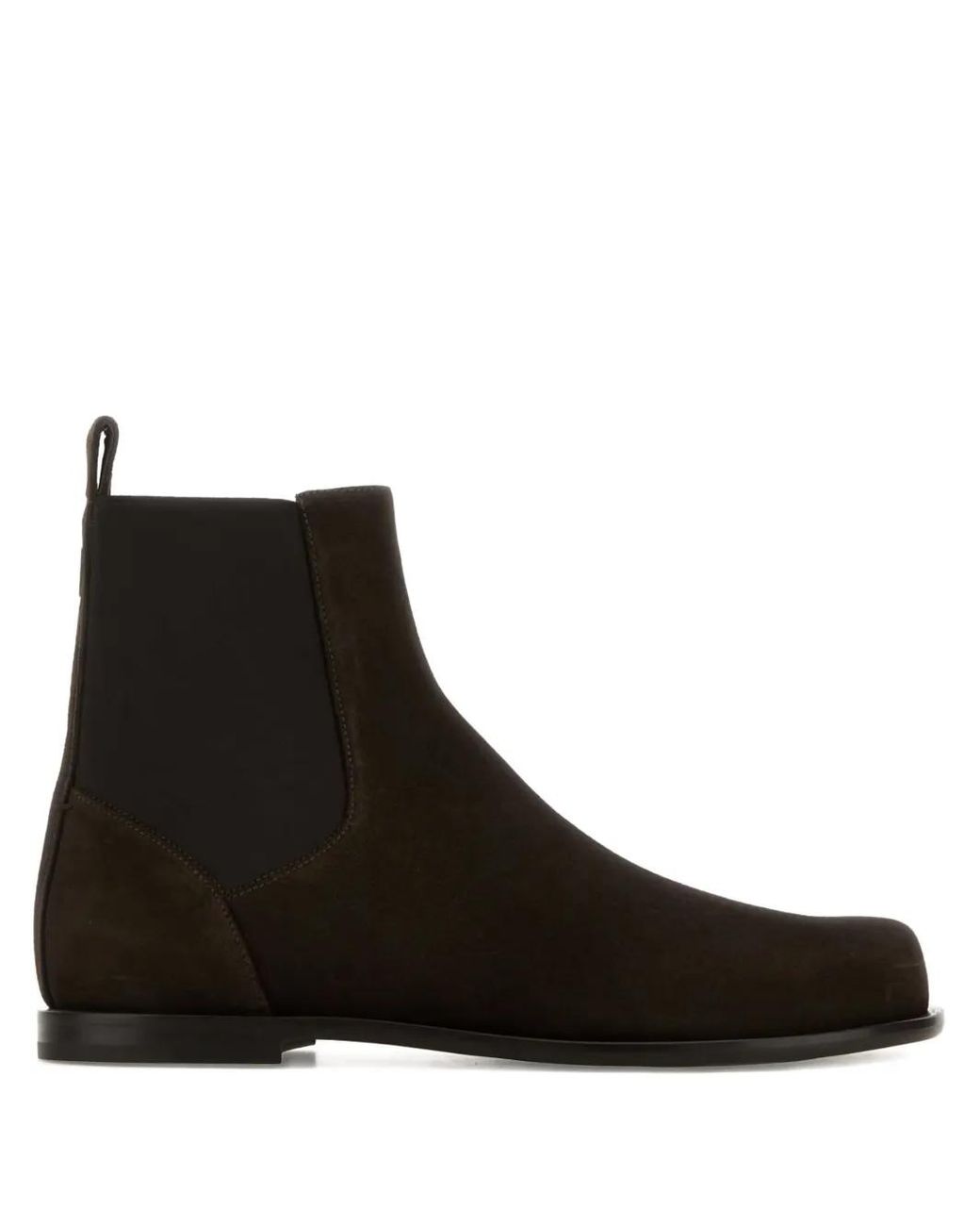 Fendi Black Suede Chelsea Boots for men
