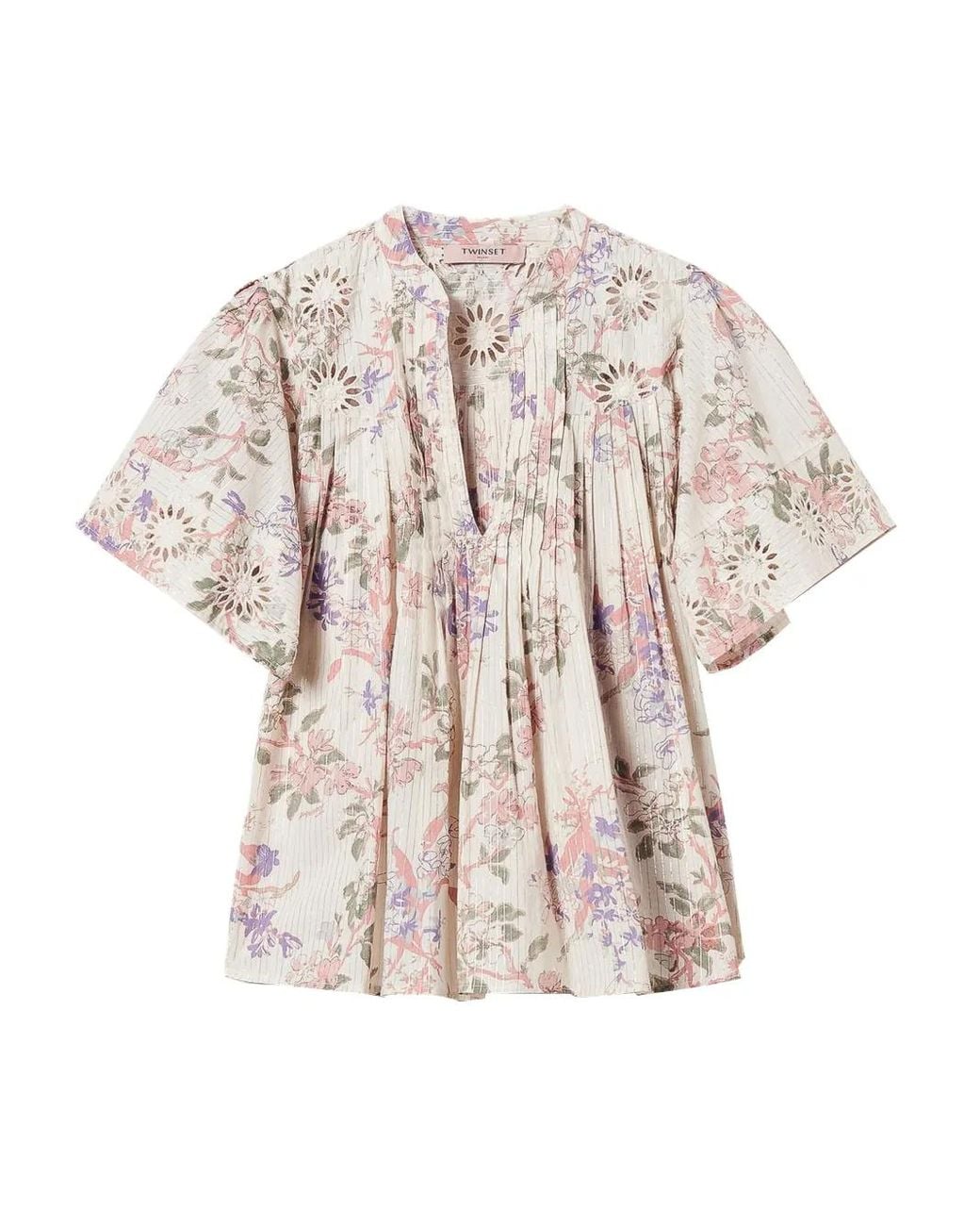 Twinset White Woven Blouse
