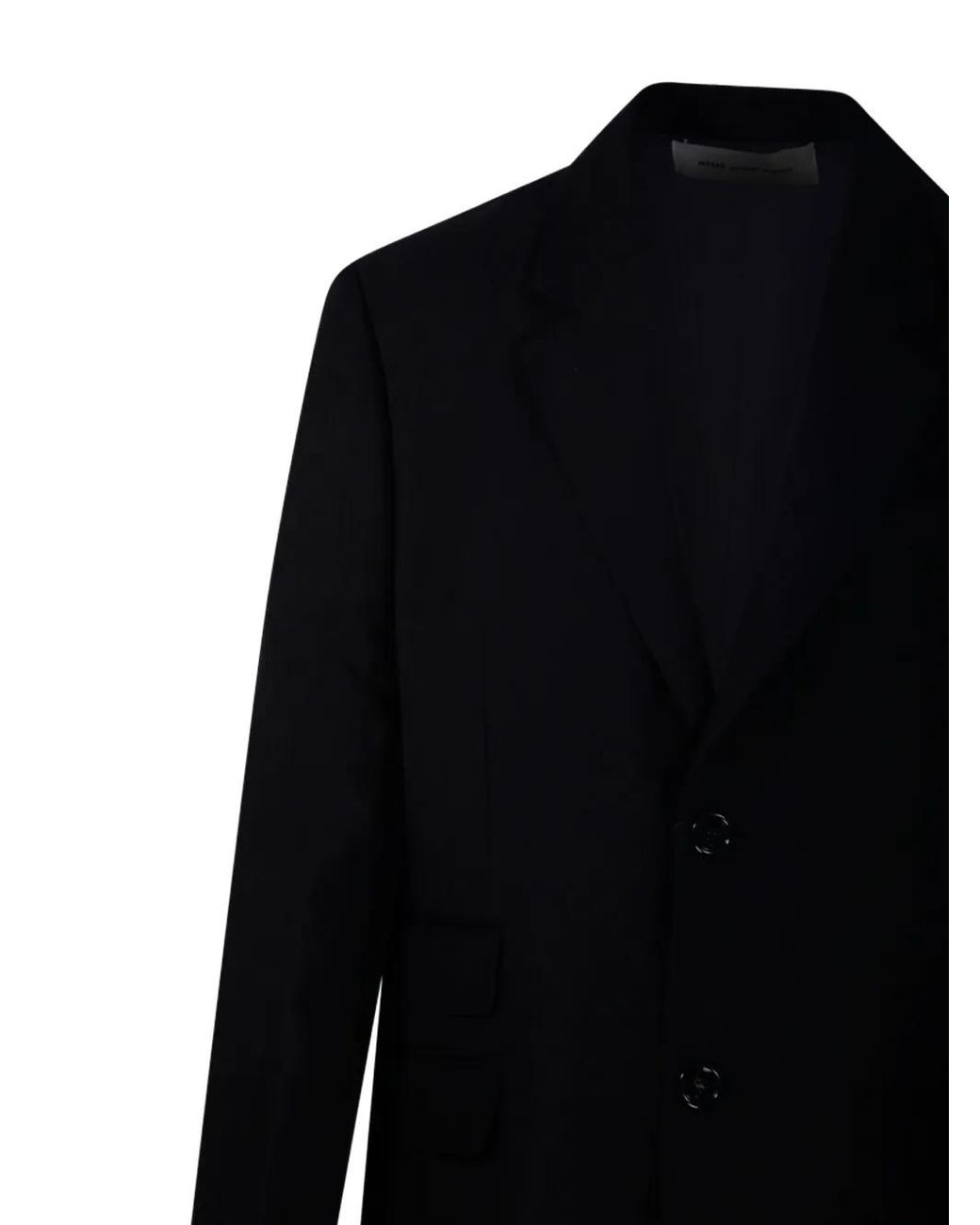 AMI Black Single-Breasted Blazer for men
