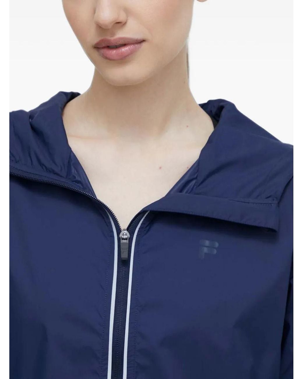 Fila Blue Hooded Zip Jacket