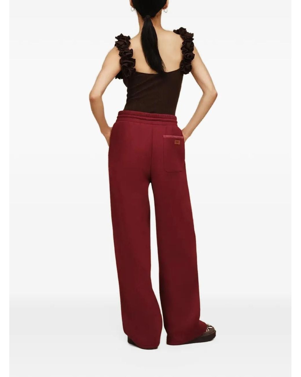Ugg Red Classic Straight-Leg Pants