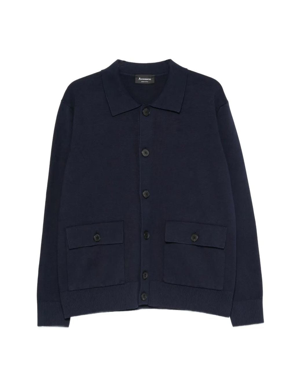 AROVESCIO Vest Met Knopen in het Blue voor heren