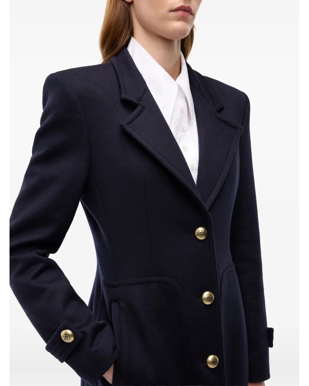 Pinko Black Verici Long Coat