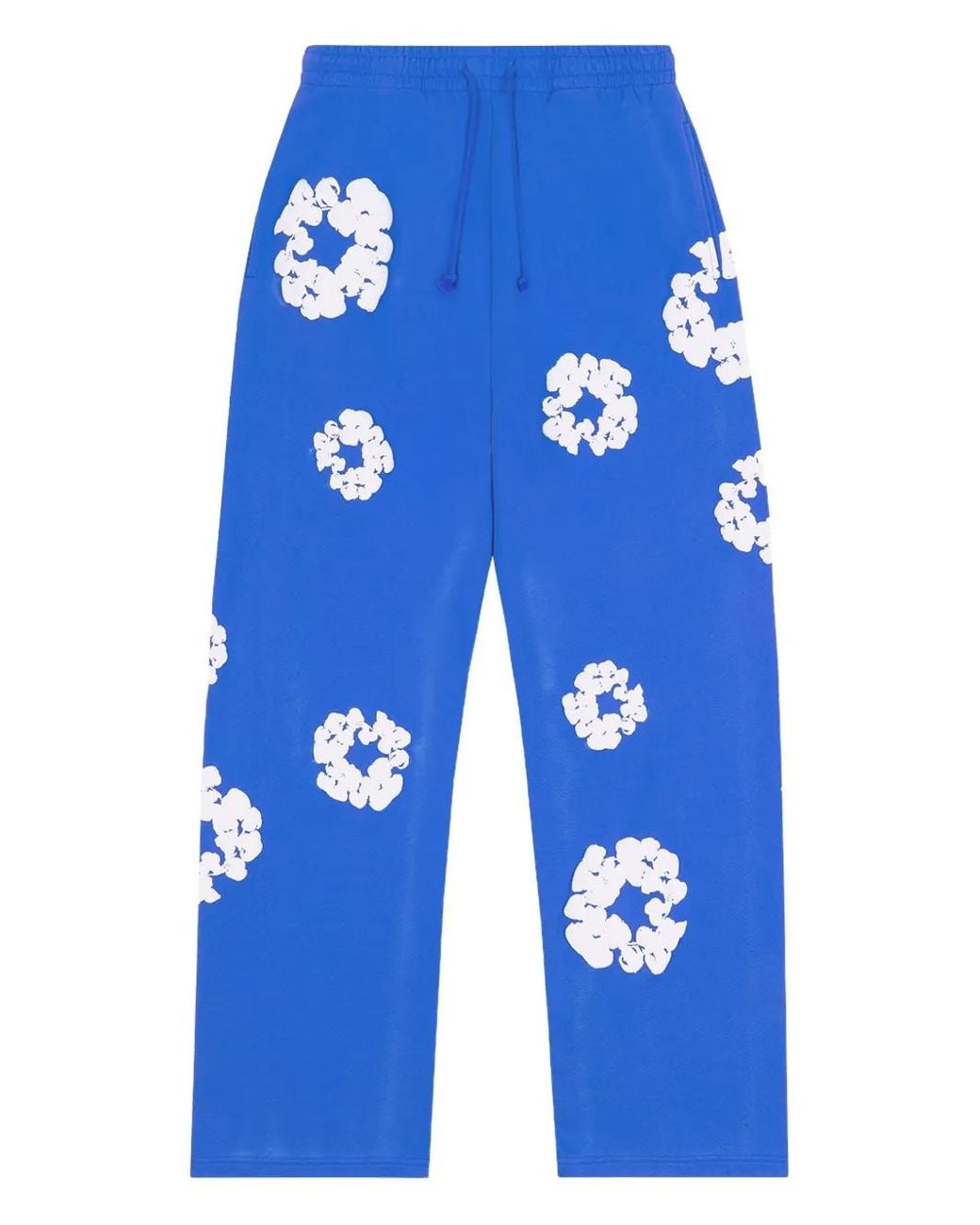 DENIM TEARS Blue Wreath-Print Track Pants for men
