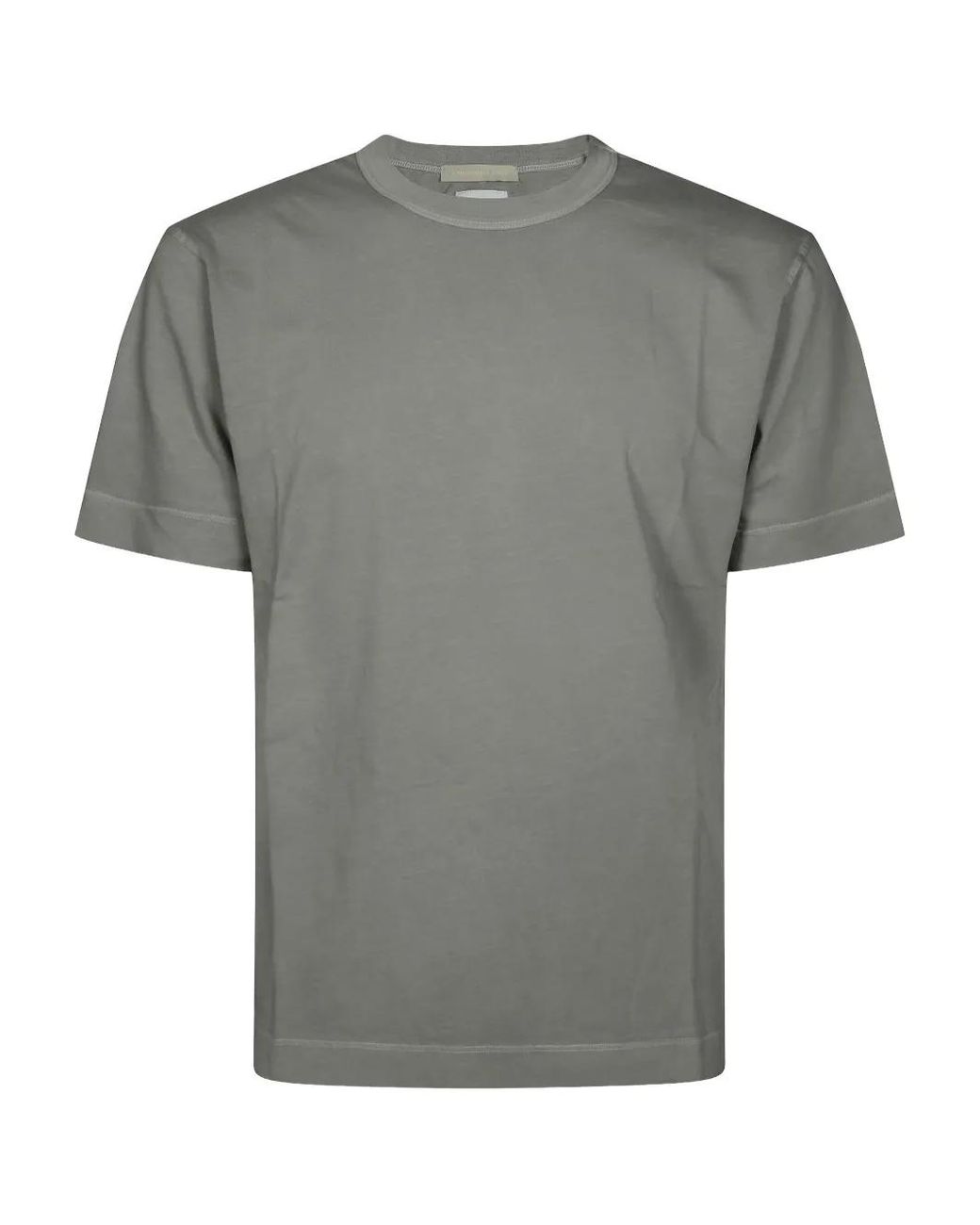 Daniele Fiesoli Gray Organic Cotton T-Shirt for men